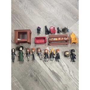 Harry Potter Wizarding World Magical Minis Figures Furniture Lot Hagrid Snape
